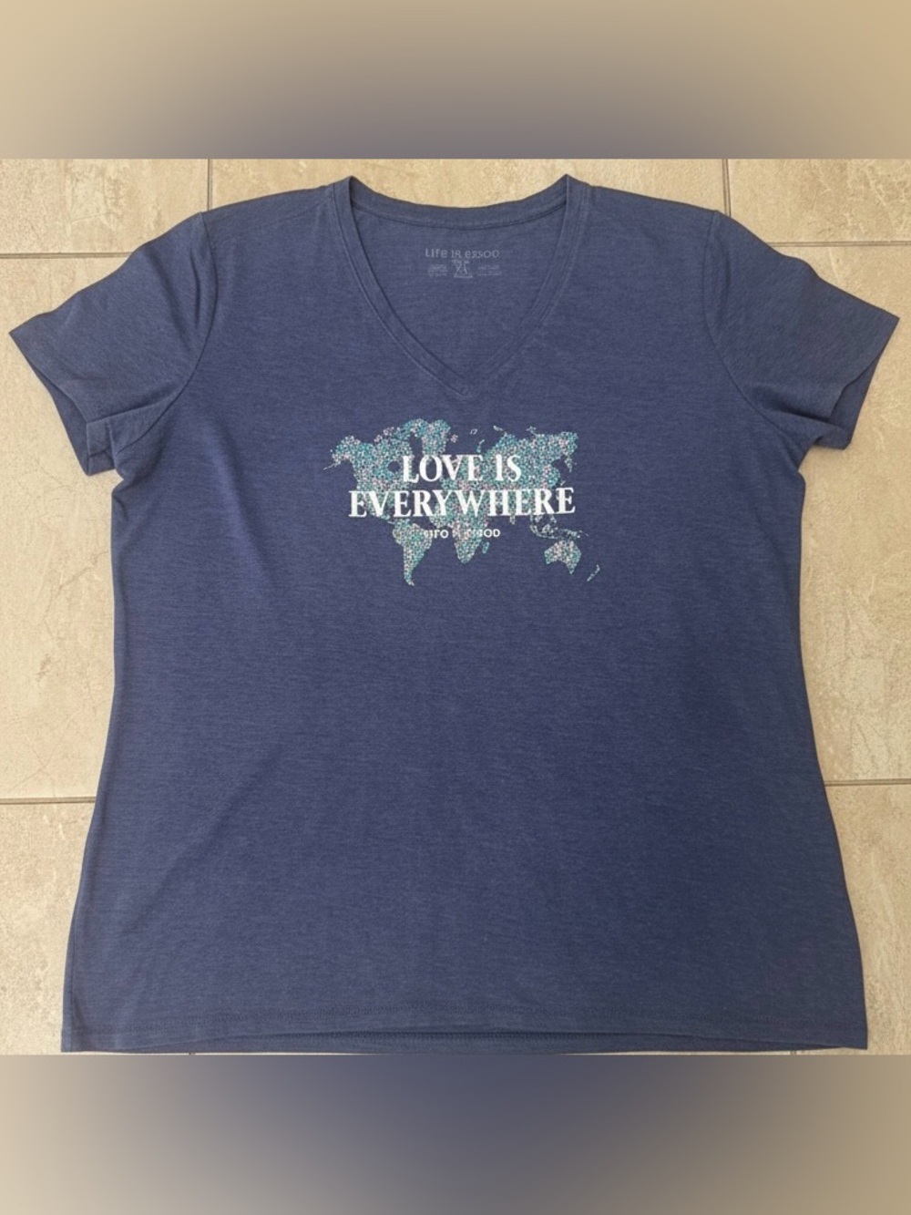 Life Is Good Love Is Everywhere Tee - Picture 2 of 5